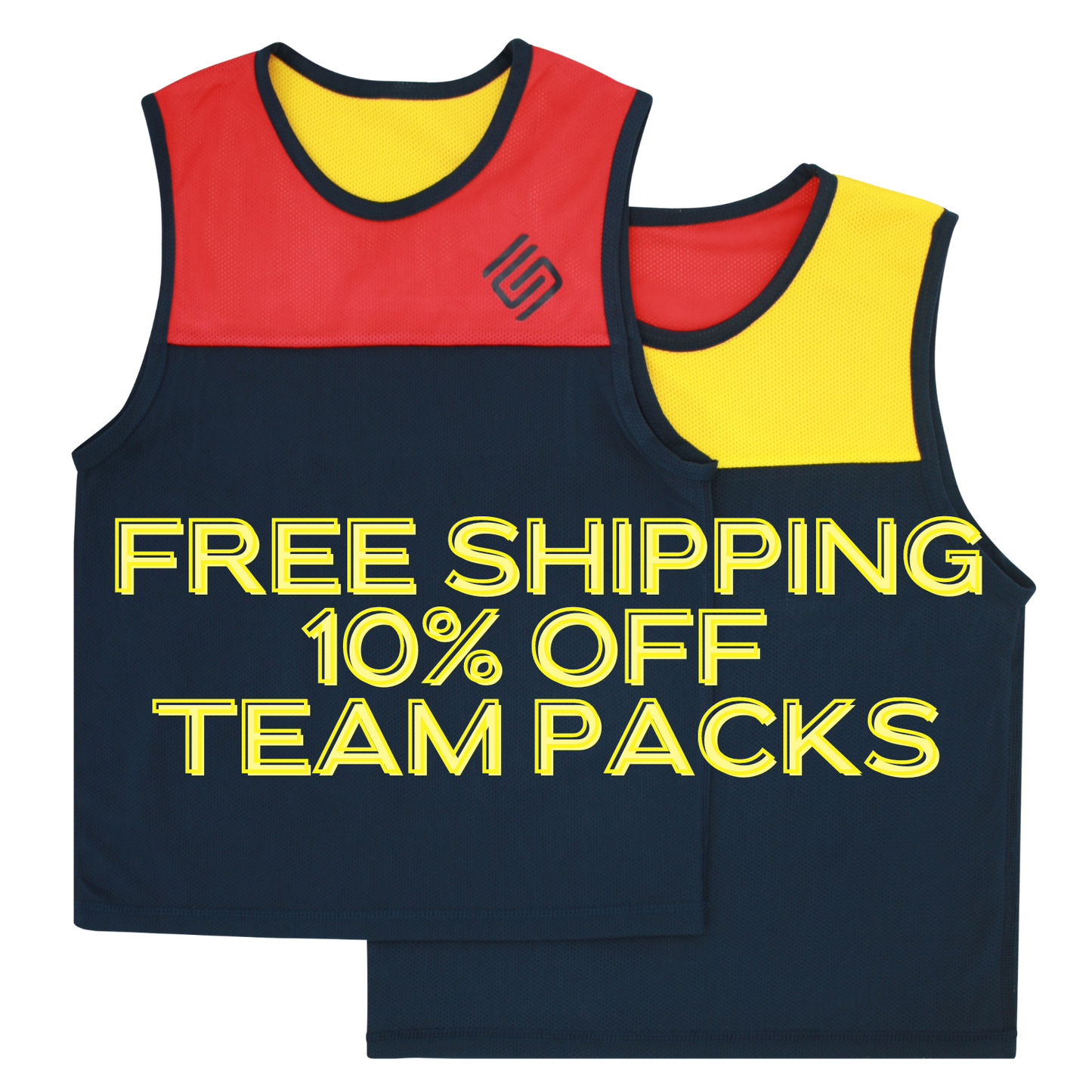 Red & Yellow Reversible Training Jersey