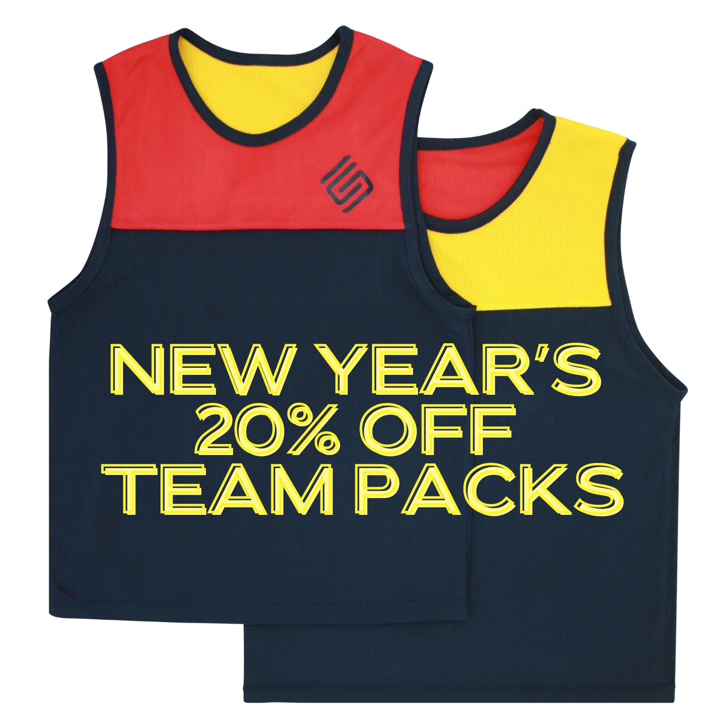 Red & Yellow Reversible Training Jersey