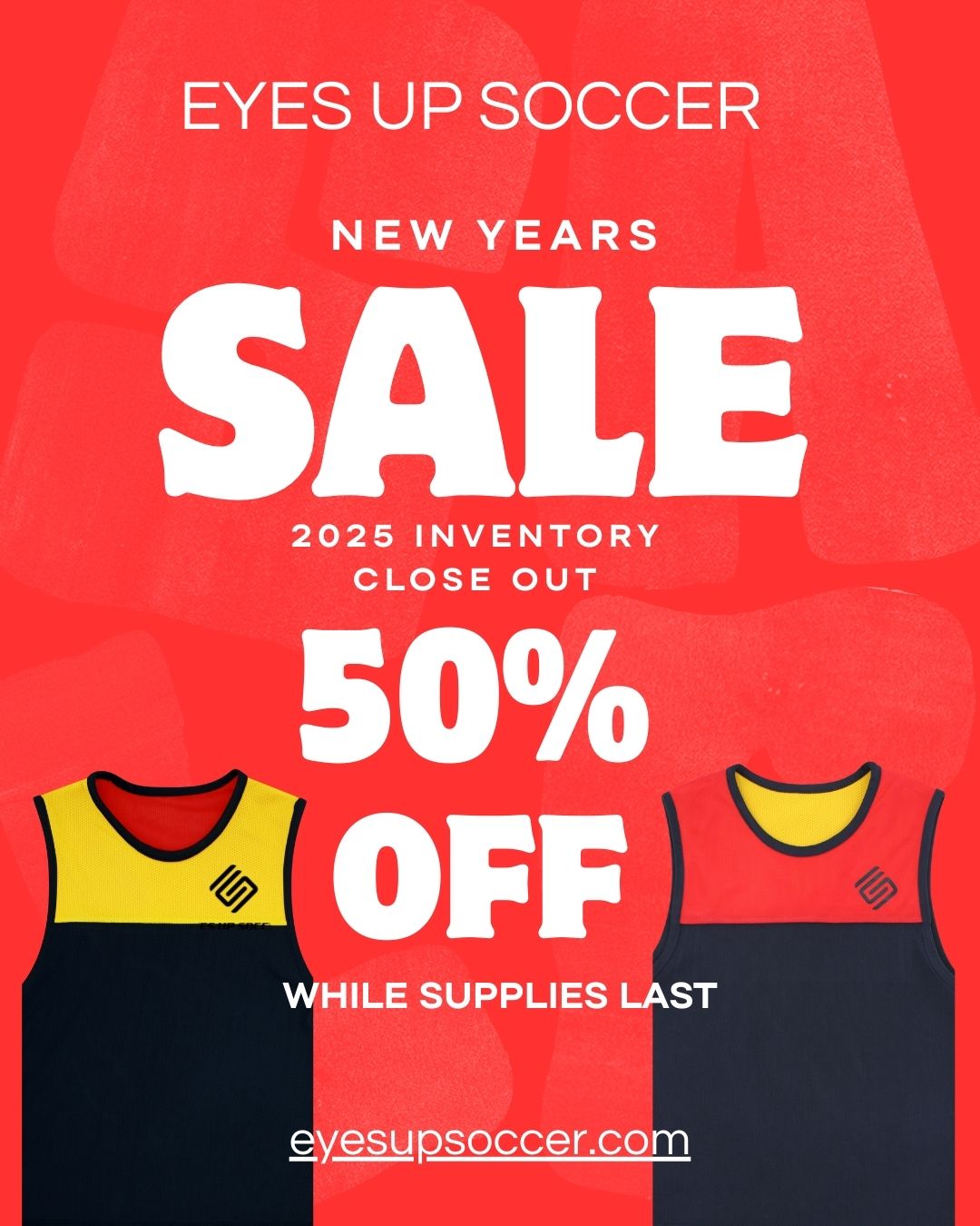 Red & Yellow Reversible Training Jersey
